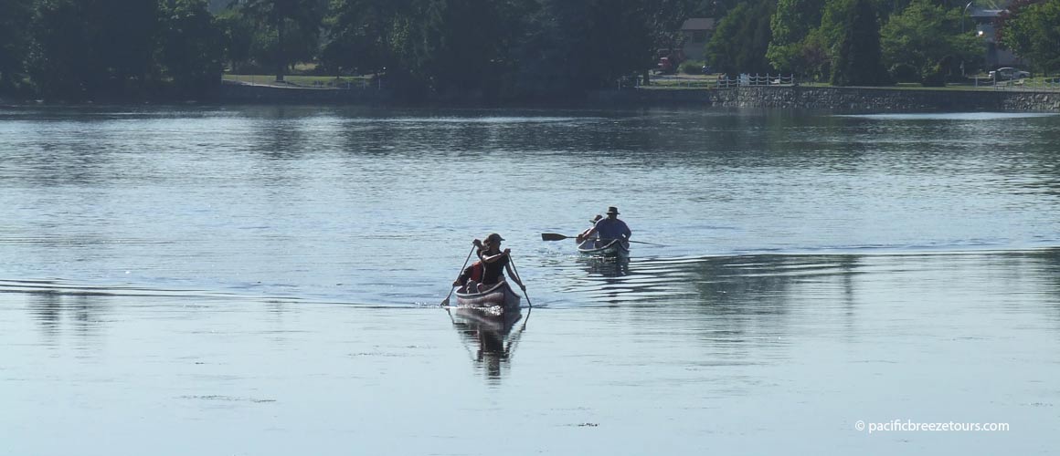 Victoria BC canoe tour